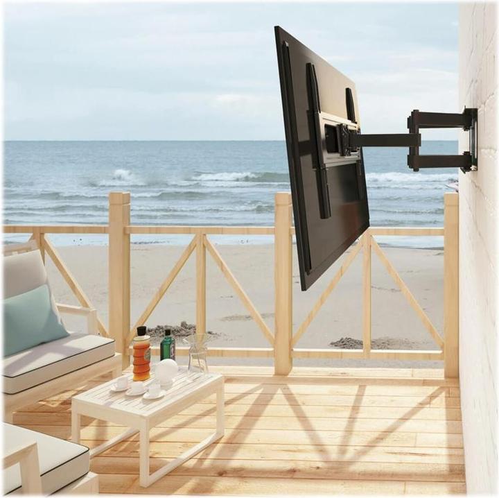 Actual product image Eaton Outdoor Full-Motion TV Wall Mount with Fully Articulating Arm for 81,28cm 32Zoll to (Wall, 80", 50 kg)