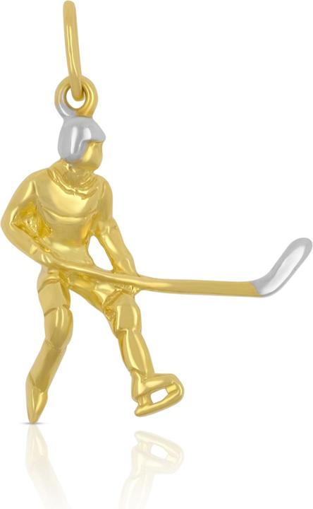 Muau Eishockey (750, 18K Gelbgold, Weissgold)
