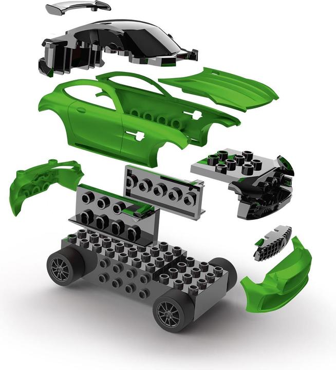 Actual product image Revell Build n Race Mercedes-AMG GT R, green