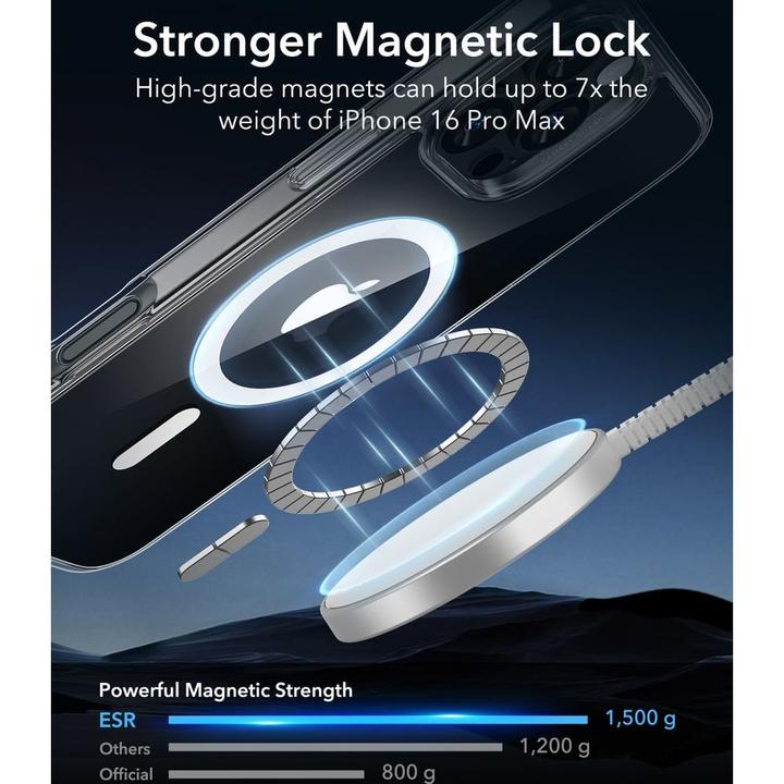 Actual product image ESR Classic Hybrid HaloLock Case (Apple iPhone 16 Pro Max)