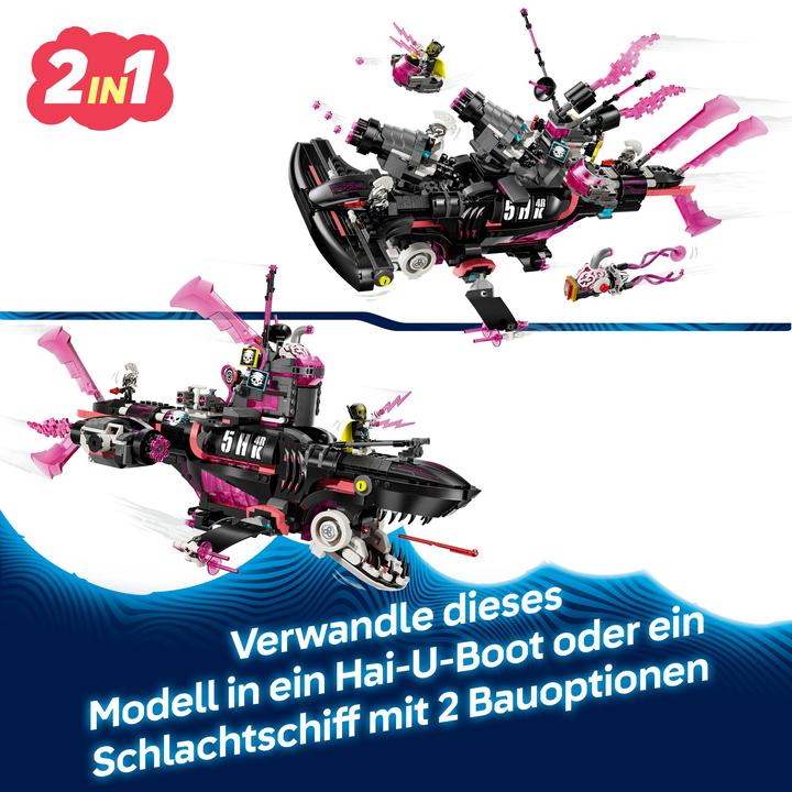 Produktbild LEGO Albtraumhai-U-Boot (71500, LEGO Dreamzzz)
