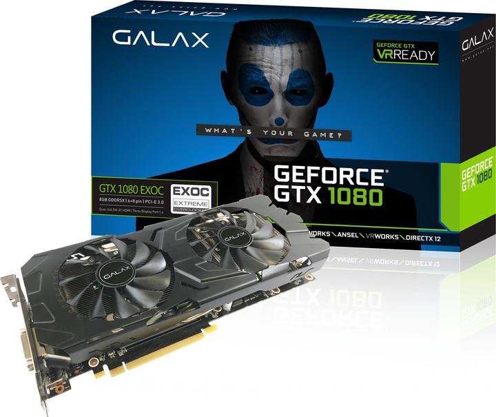 Produktbild KFA2 GeForce GTX 1080 EXOC (8 GB)
