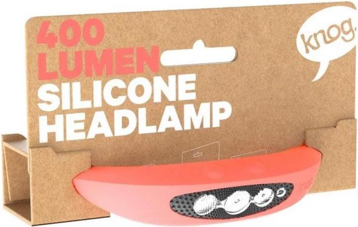 Actual product image knog. Bilby Fluoro Orange (400 lm)