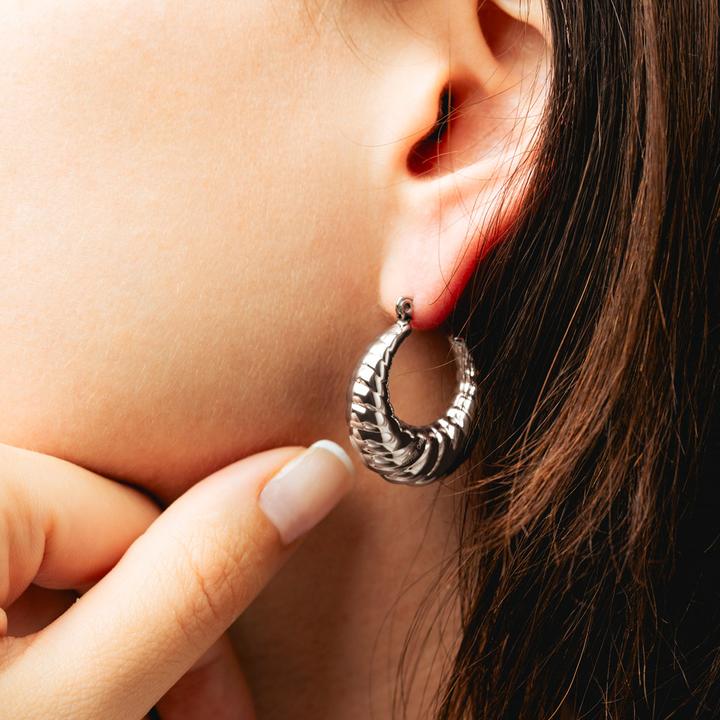 Image du produit Lotus Boucles D'Oreilles (Acier inoxydable)