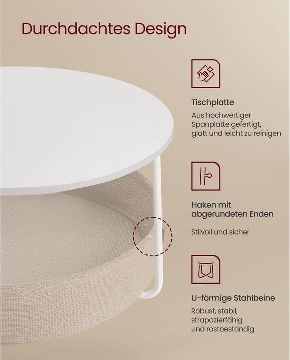 Actual product image Vasagle Talia (Ø 75 x 45 cm)