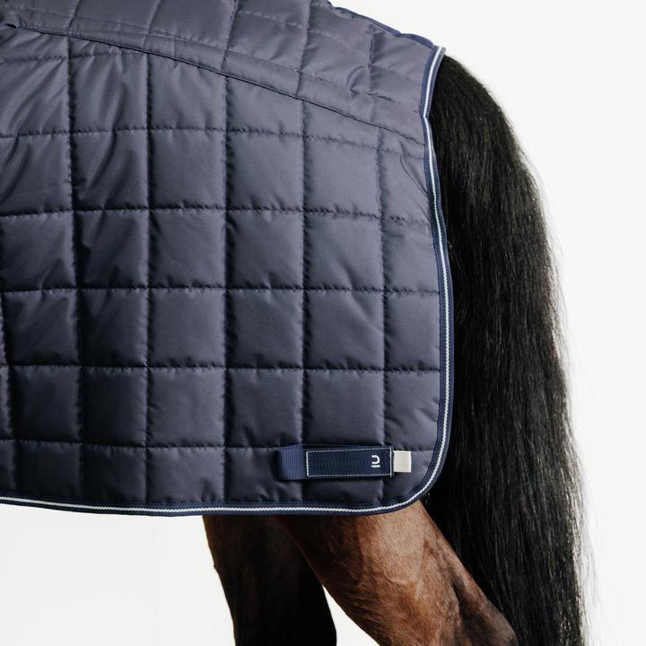 Image du produit Fouganza Couverture d'écurie COMBO 200 cheval/poney bleu marine (165 cm)