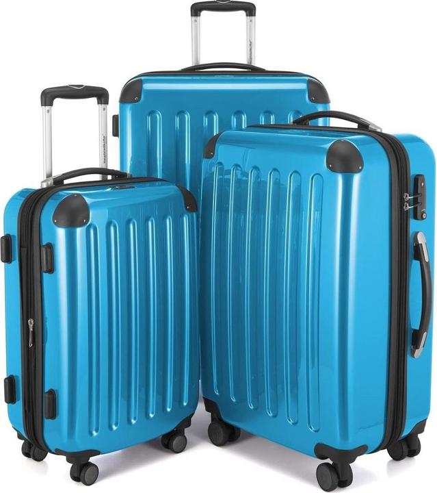 Actual product image Hauptstadtkoffer Alex - Suitcase Set TSA Cyan Blue, S/M/L (119 l, Hand luggage (up to 50 litres), M (50 - 90l), L (90 - 115l))