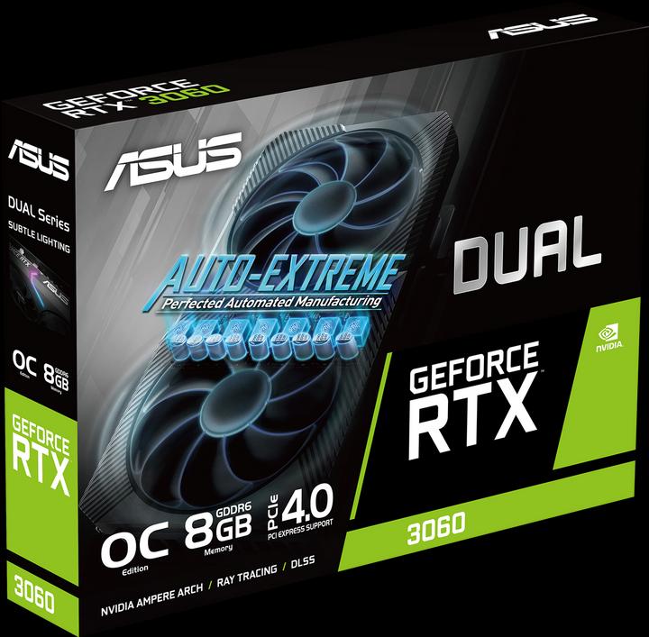 Actual product image ASUS DUAL GeForce RTX 3060 OC EDITION (8 GB)