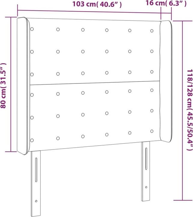 Immagine prodotto VidaXL Ashley (103 x 16 x 128 cm)
