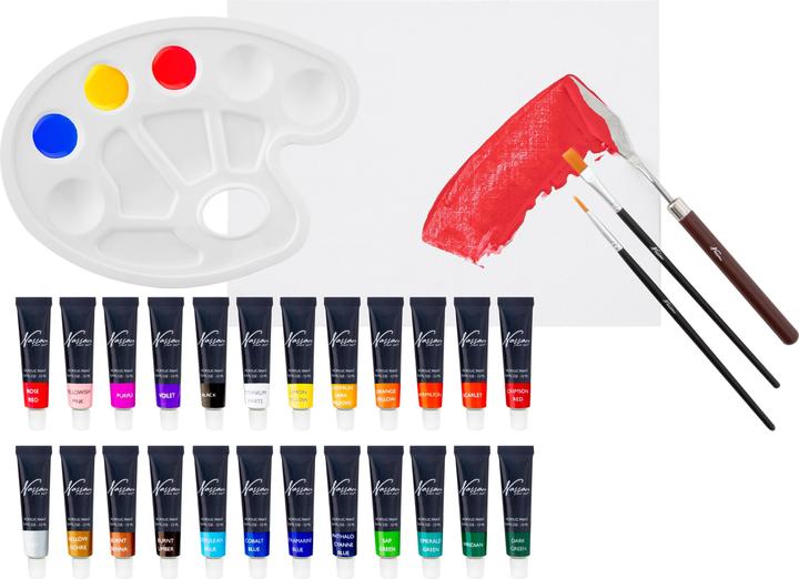 Actual product image Grafix Nassau Classic Acrylic Paint Set, 24x12ml