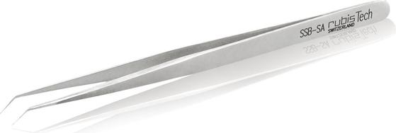 Produktbild Rubis Pinzette ultrafeine Präzisionsspitze, gewinklelt, 13.3 cm, SSB