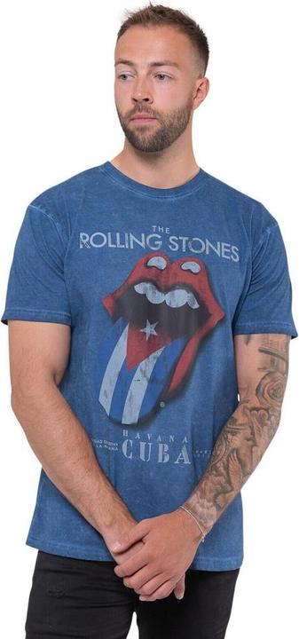 Actual product image The Rolling Stones Unisex Adult Havana Cuba Soft Touch T-Shirt (S)