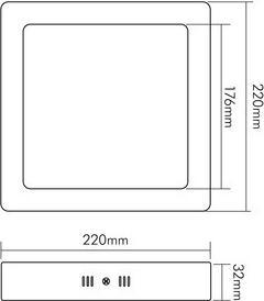 Produktbild Nobile NOBI LED-Deckenleuchte (1700 lm)