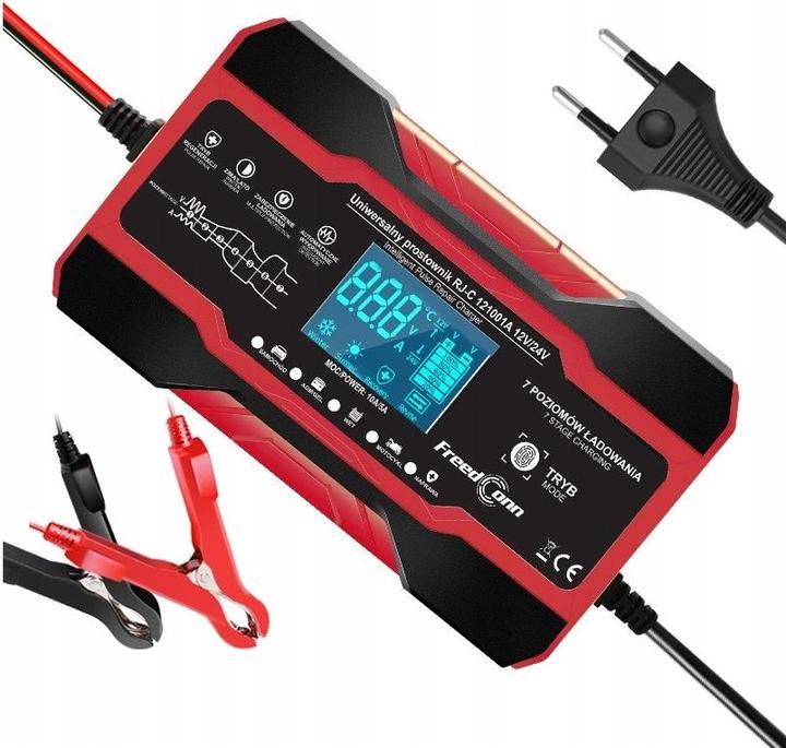 Immagine prodotto RJ Tianye Prostownik akumulatorowy RJ-C 121001A 12V 10A /24V 5A (12V, 24V, 10 A)