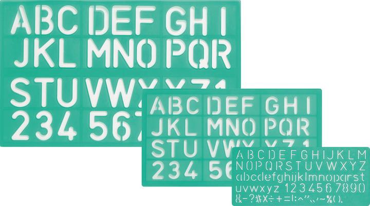 Produktbild Linex Schriftschablonen-Set (3 cm)