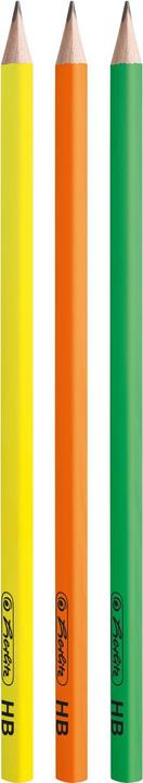 Produktbild Herlitz Bleistift Neon Art HB 1 Stück (HB, 3 x)