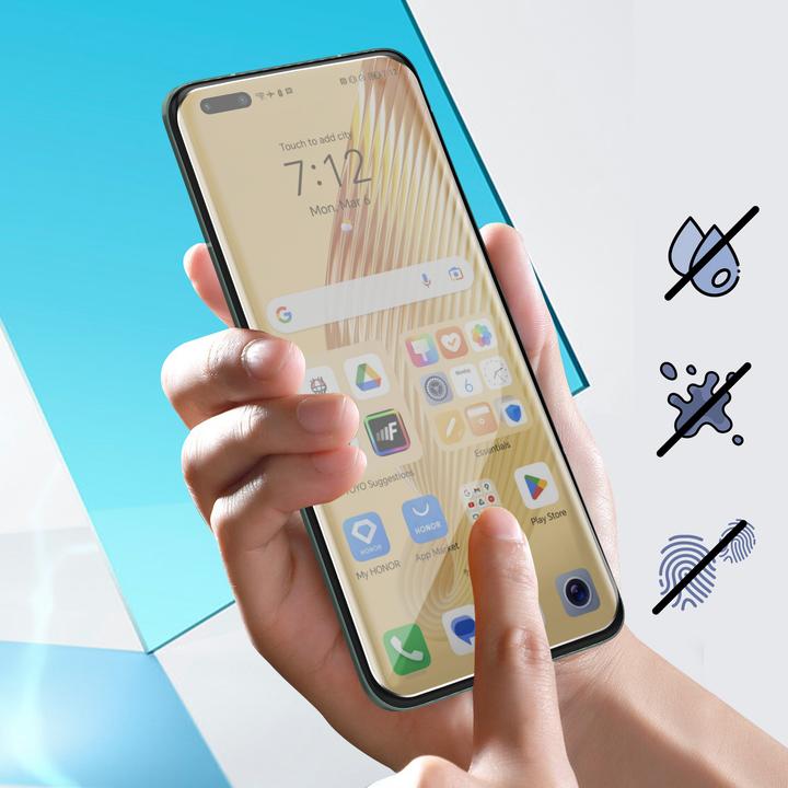 Produktbild Avizar Displayschutzfolie aus Glas mit UV-Licht (1 Stück, Honor Magic5 Pro)