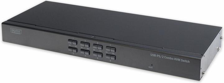 Immagine prodotto Digitus Switch KVM combinato a 8 vie 1 utente 8 PC Slot per modulo IP