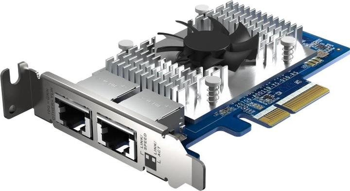 QNAP Dual-port 10GBASE-T, 10GbE, network expansion card, Intel X710 PCIe Gen3x4