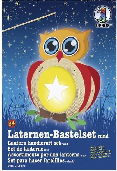 Actual product image Ursus Lantern craft kit 34 'Owl 2'