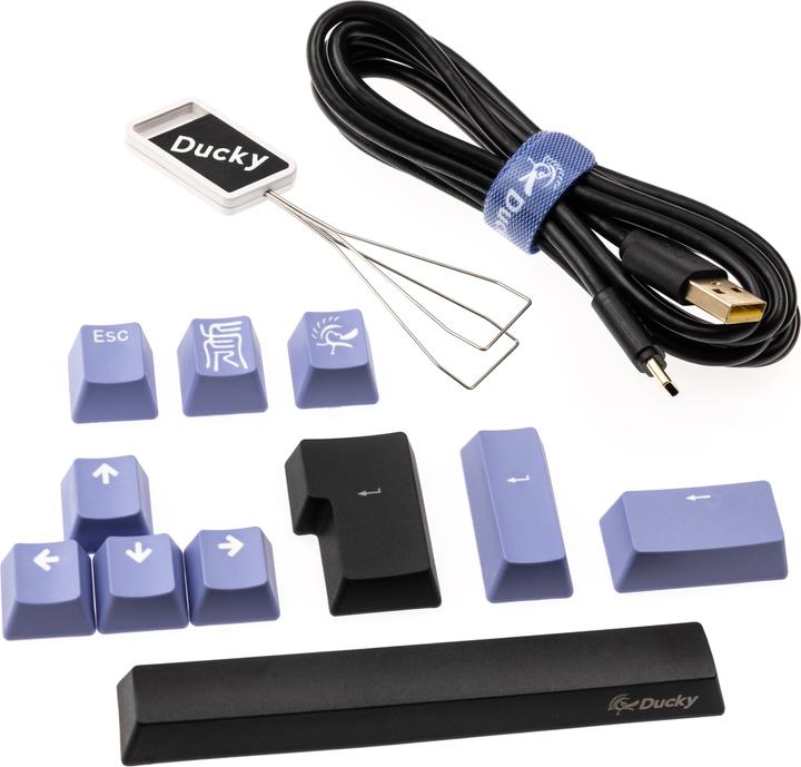Produktbild Ducky One 2 Pro Mini Gaming Tastatur, RGB LED - Cherry (DE, Kabelgebunden)