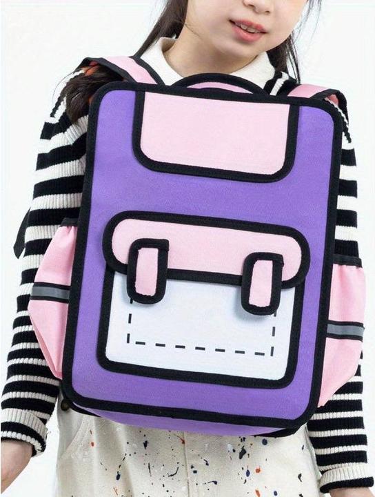 Immagine prodotto Only-Bags.Store Nuovo simpatico zaino dei cartoni animati, zaino scolastico unico per gli studenti