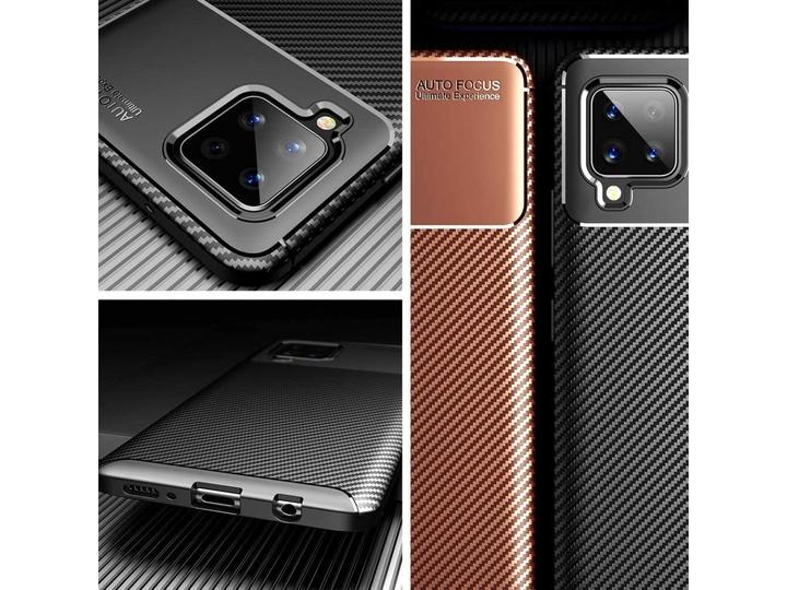 Produktbild Screenguard Samsung Galaxy A42 5G Hülle Carbon Design TPU Case (Samsung Galaxy A42 5G)