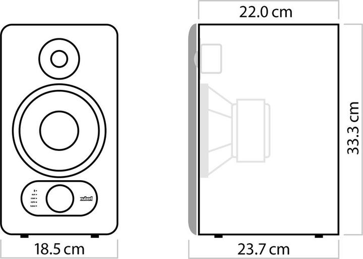 Produktbild Nubert nuPro SP-200 (1 Paar, 120 W)