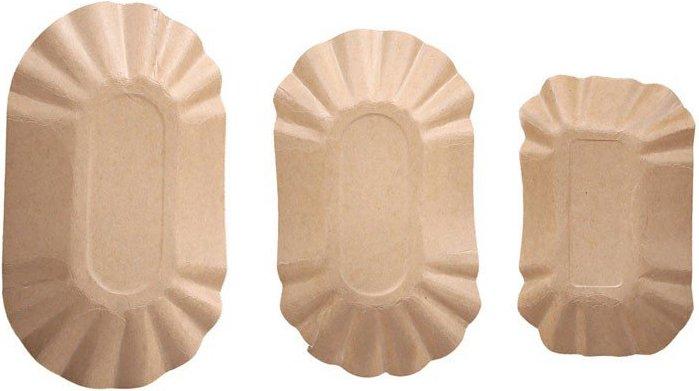 Produktbild Naturestar Bio Schale oval Kraftpapier, FSC®-zertifiziert (1000 x)