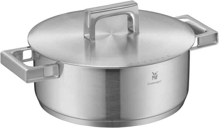 Produktbild WMF Ultimate Cool+ Bratentopf mit Deckel, 24 cm (24 cm, Bräter + Schmortopf, Edelstahl)