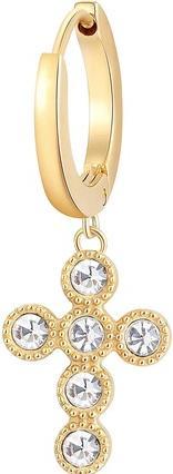 Brosway Gold-plated single earrings Cross Chakra BHKE019 (L)