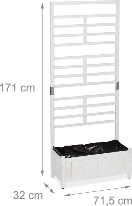 Produktbild Relaxdays Pflanzkasten Spalierwand (71.50 cm)