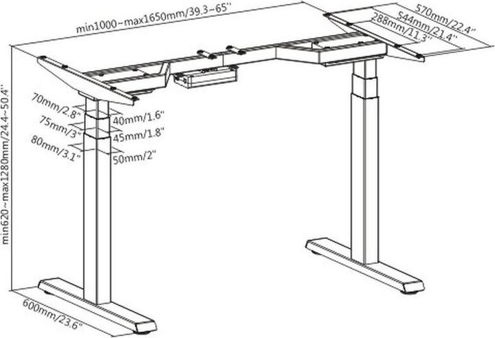 Actual product image Xantron Table frame