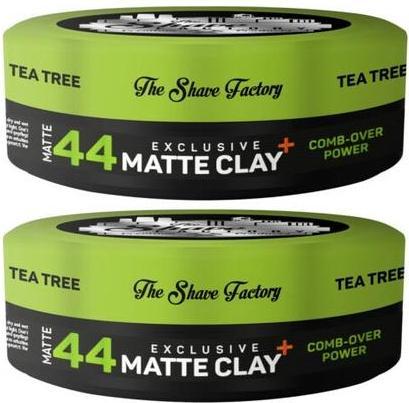 Produktbild The Shave Factory Exklusive Matte Clay 150ml 44 Comb-Over Power (Haarpaste, 150 ml)