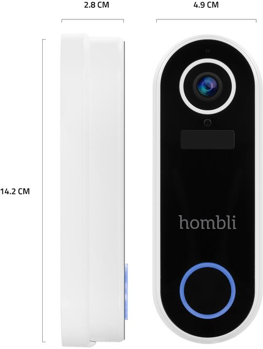Actual product image Hombli Smart Doorbell 2 + Chime 2 (Wi-Fi)