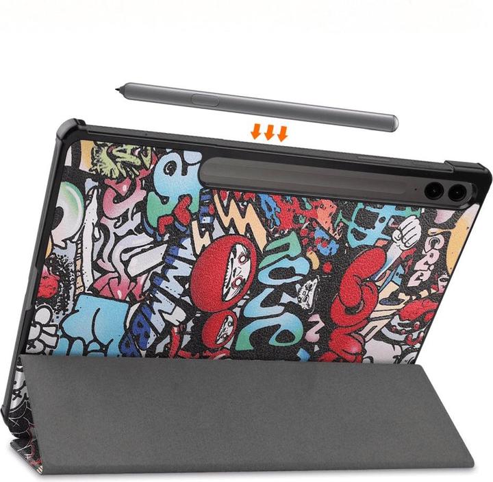 Produktbild Cover-Discount Galaxy Tab S9 FE+ - Tri-fold Smart Case Comics (Galaxy Tab S9 FE+)