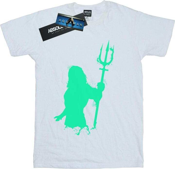 Aquaman Aqua Silhouette TShirt