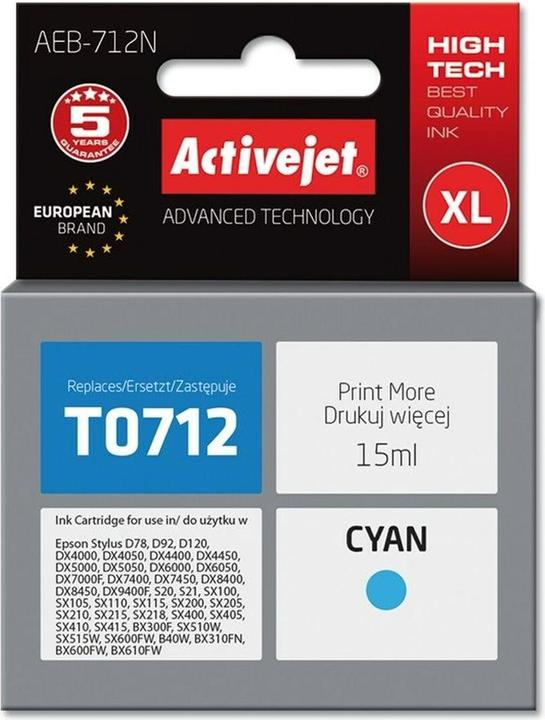 Immagine prodotto Activejet AEB-712N cartuccia di stampa (e) compatibile ad alto rendimento (XL) (C)