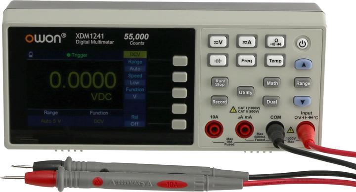 Actual product image Owon Tisch-Multimeter, XDM1241, TRMS, 8,9 cm (3,5") LC-Display