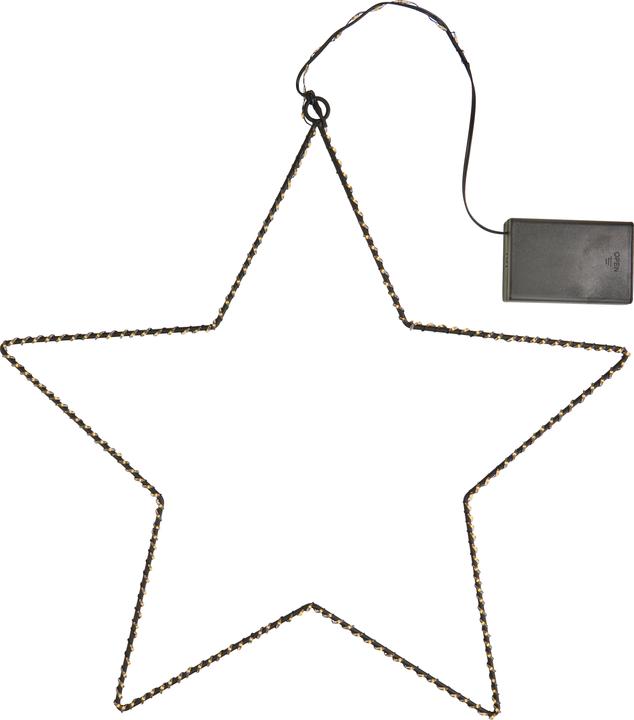 Produktbild VBS LED Metallring "Stern", ca. Ø 37 cm, batteriebetrieben, Timer