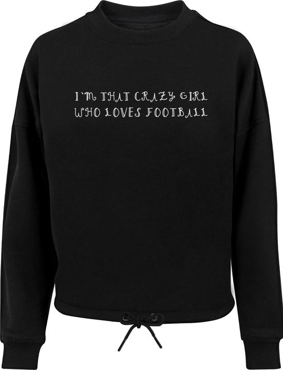 Immagine prodotto Merchcode Donna Crazy Football Girl Oversize Girocollo - 113187 (XS)
