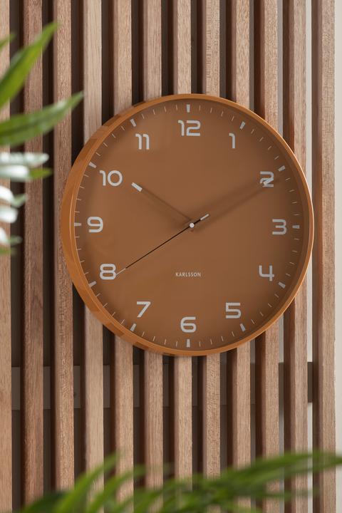Produktbild Karlsson Wanduhr Orgullo Ø 40 cm, Ocker, Form: Rund (40 cm)
