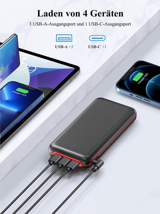 Produktbild Elzle Mobiles Ladegerät (30000 mAh, 20 W, 111 Wh)