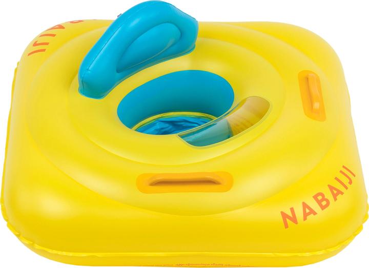 Nabaiji Bouée siège de piscine avec poignées Bébé 7-11kg - jaune