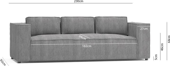 Actual product image Ropez Cloe (3-seater)