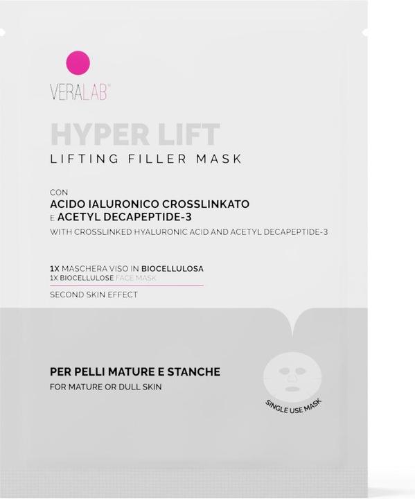 Actual product image Veralab Hyper Lift Mask Biocellulose Face Mask Lifting Plumping 1 Piece (15 ml)