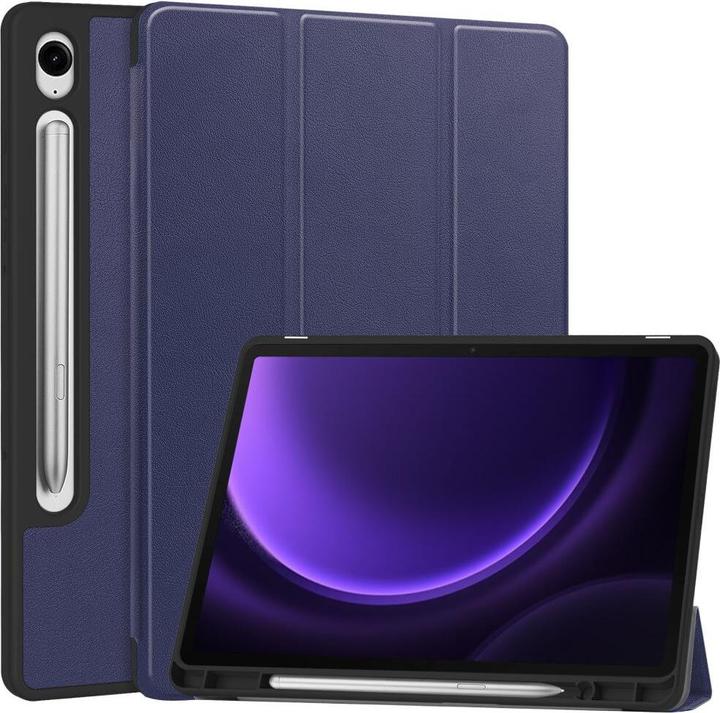 Produktbild Cover-Discount Galaxy Tab S9 / S9 FE - Smart Case Silikon dunkelblau (Galaxy Tab S9, Galaxy Tab S9 FE)