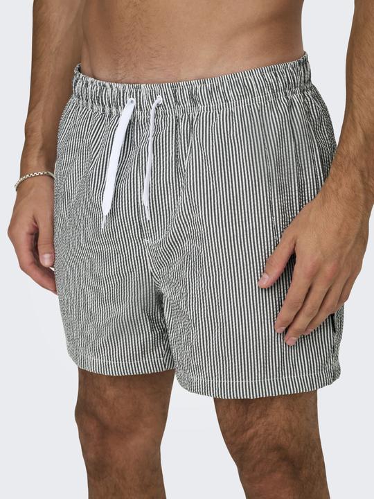 Image du produit Only & Sons Onsted Stripe Seersucker Swim Noos (XS)
