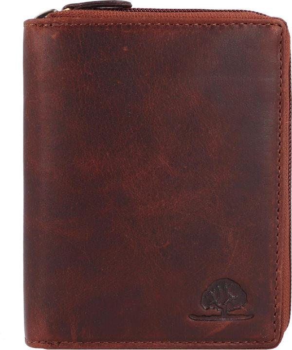 Greenburry Rugged Geldbörse RFID Schutz Leder 10 cm