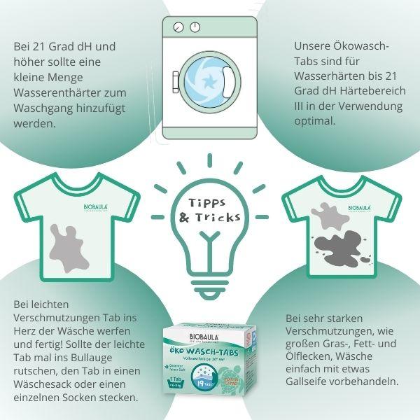 Produktbild BioBaula Waschmittel Kapseln Öko Wasch-Tabs 19 Stück (19 Waschgänge, Waschpods)
